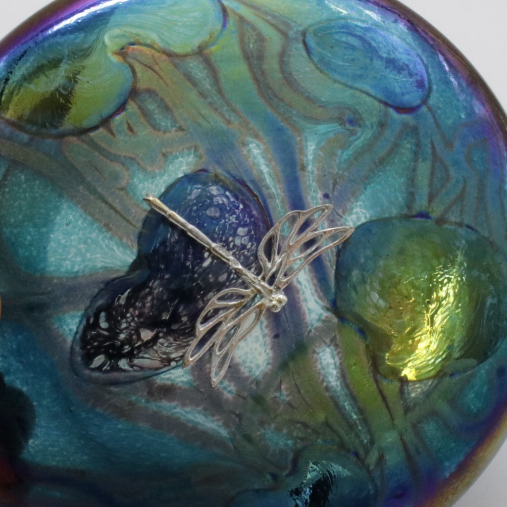 Dragonfly Lily Trail Paperweight