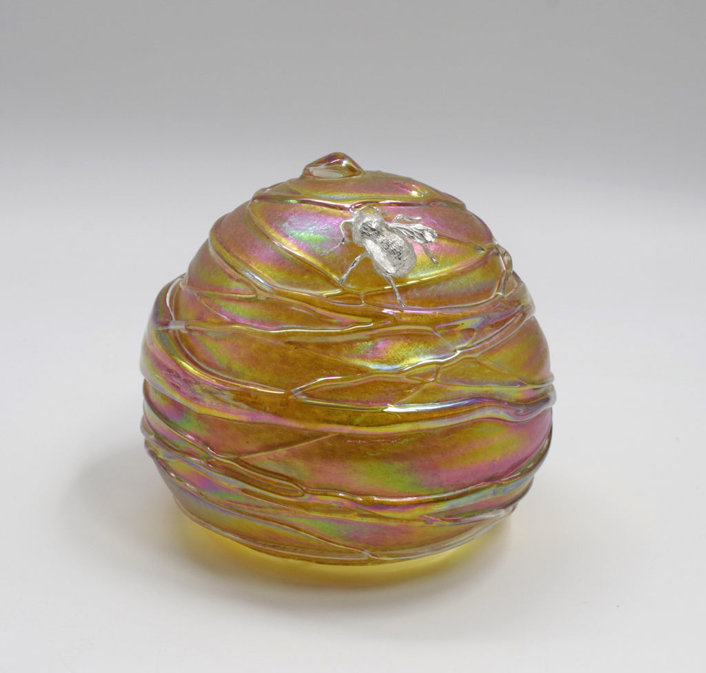 Gold Beehive Paperweight