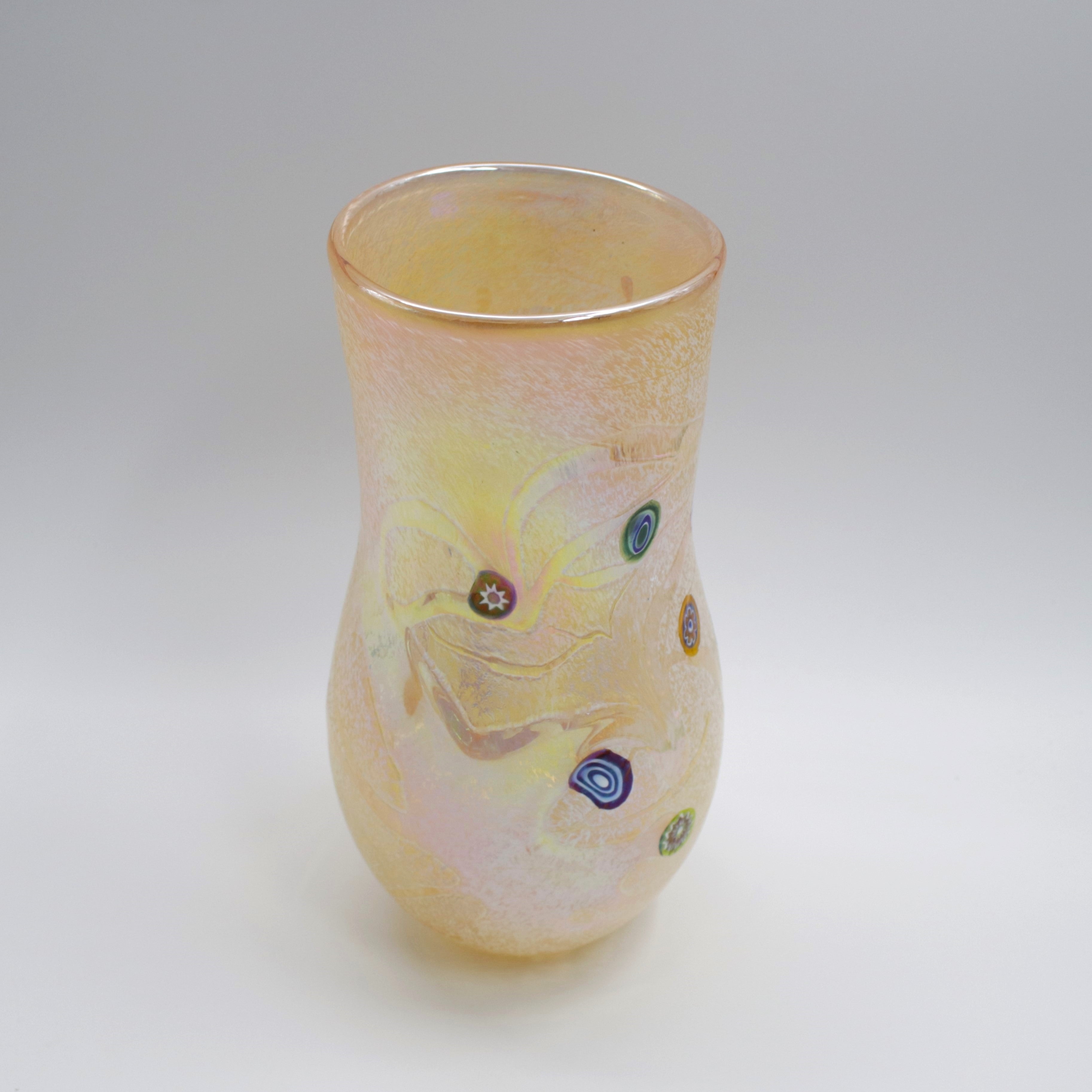 Glass Mille Fiore Vase