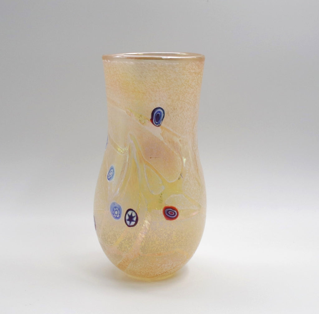 Glass Mille Fiore Vase