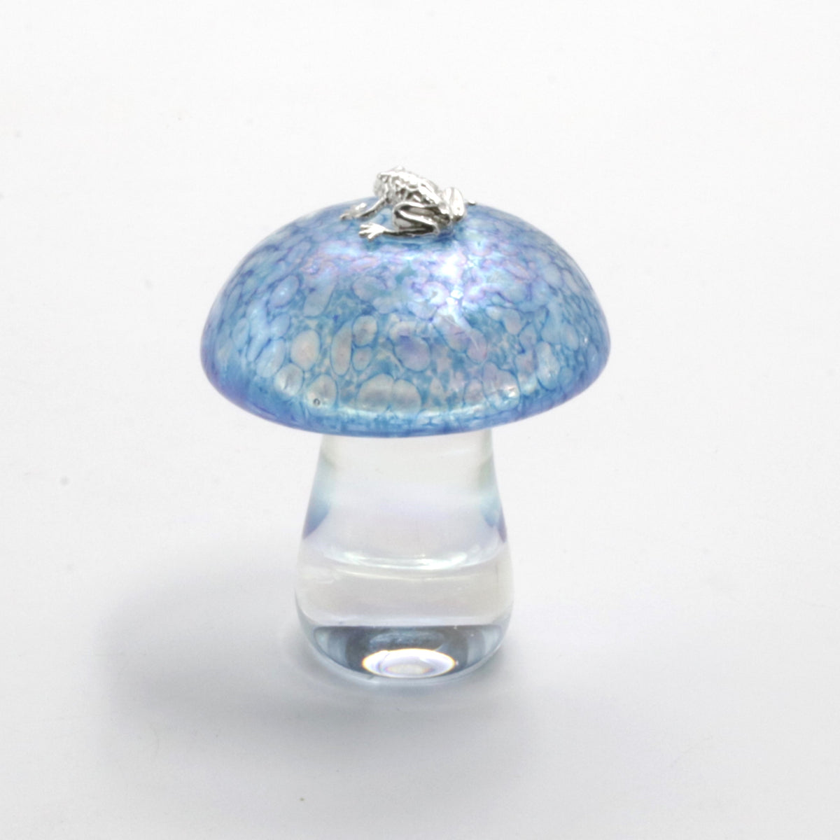 Mushroom with Silver Frog