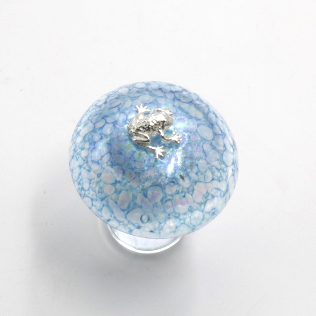 Mushroom with Silver Frog