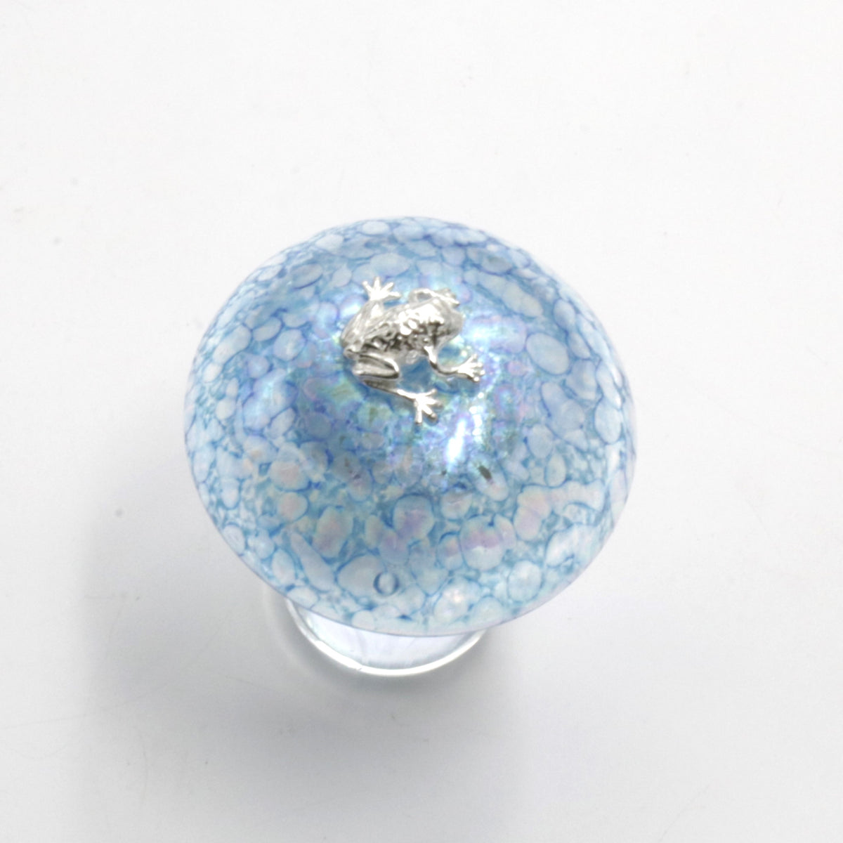 Mushroom with Silver Frog