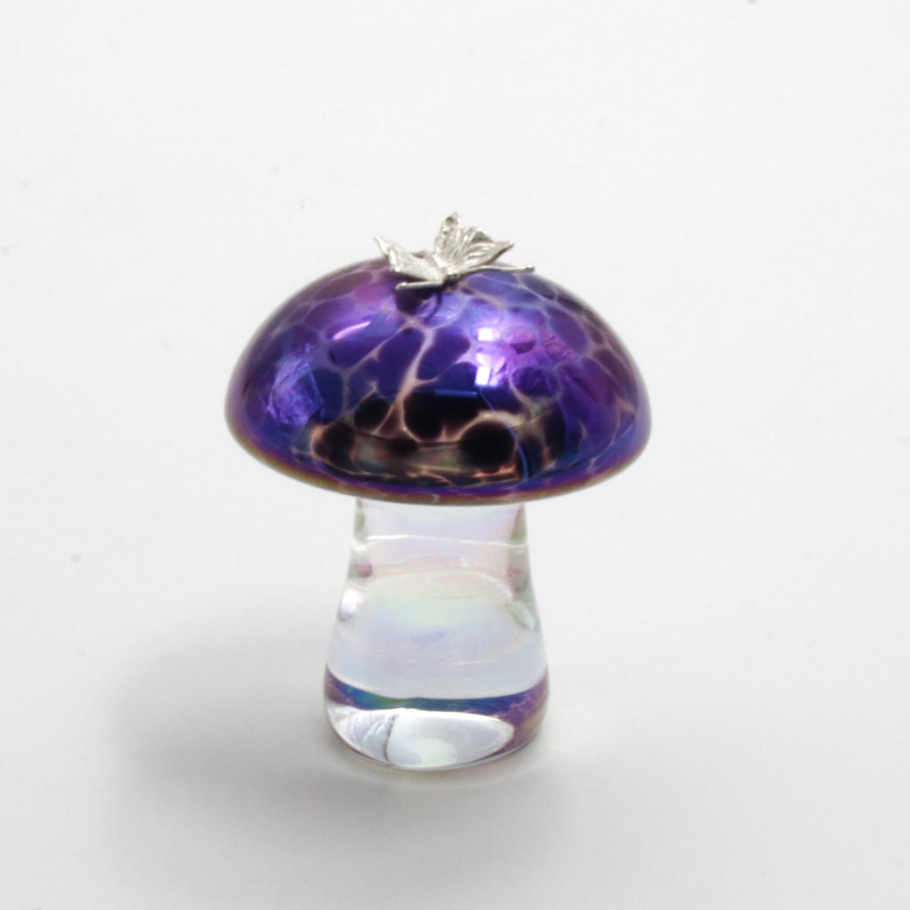 Mushroom with Silver Butterfly