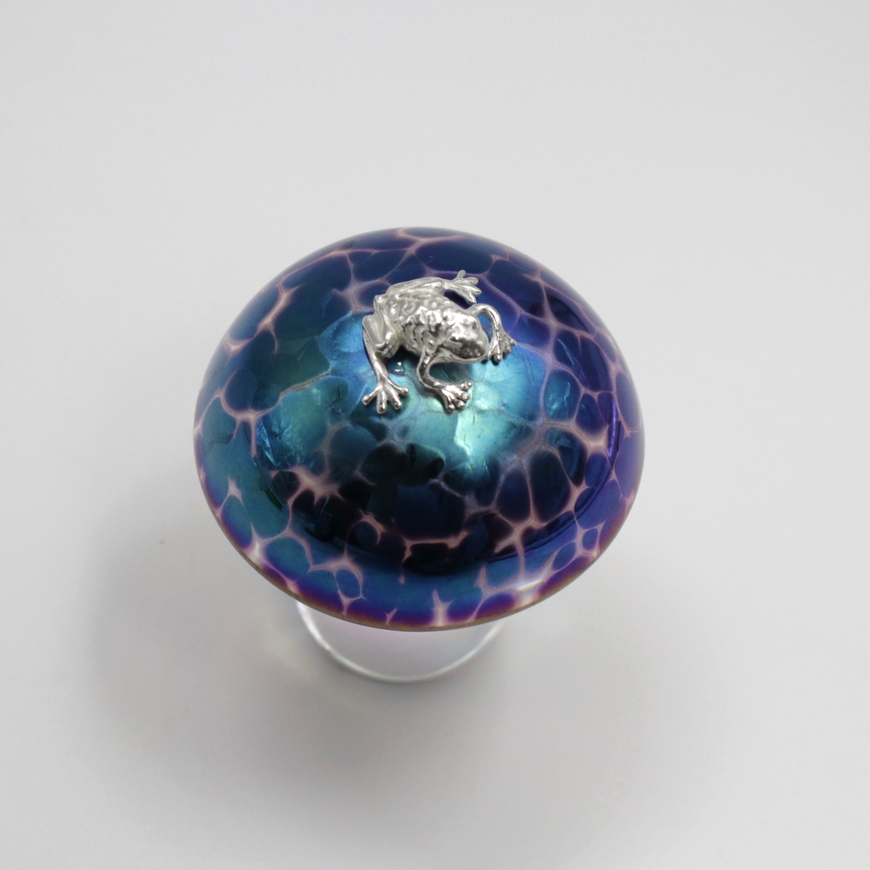 Mushroom with Silver Frog