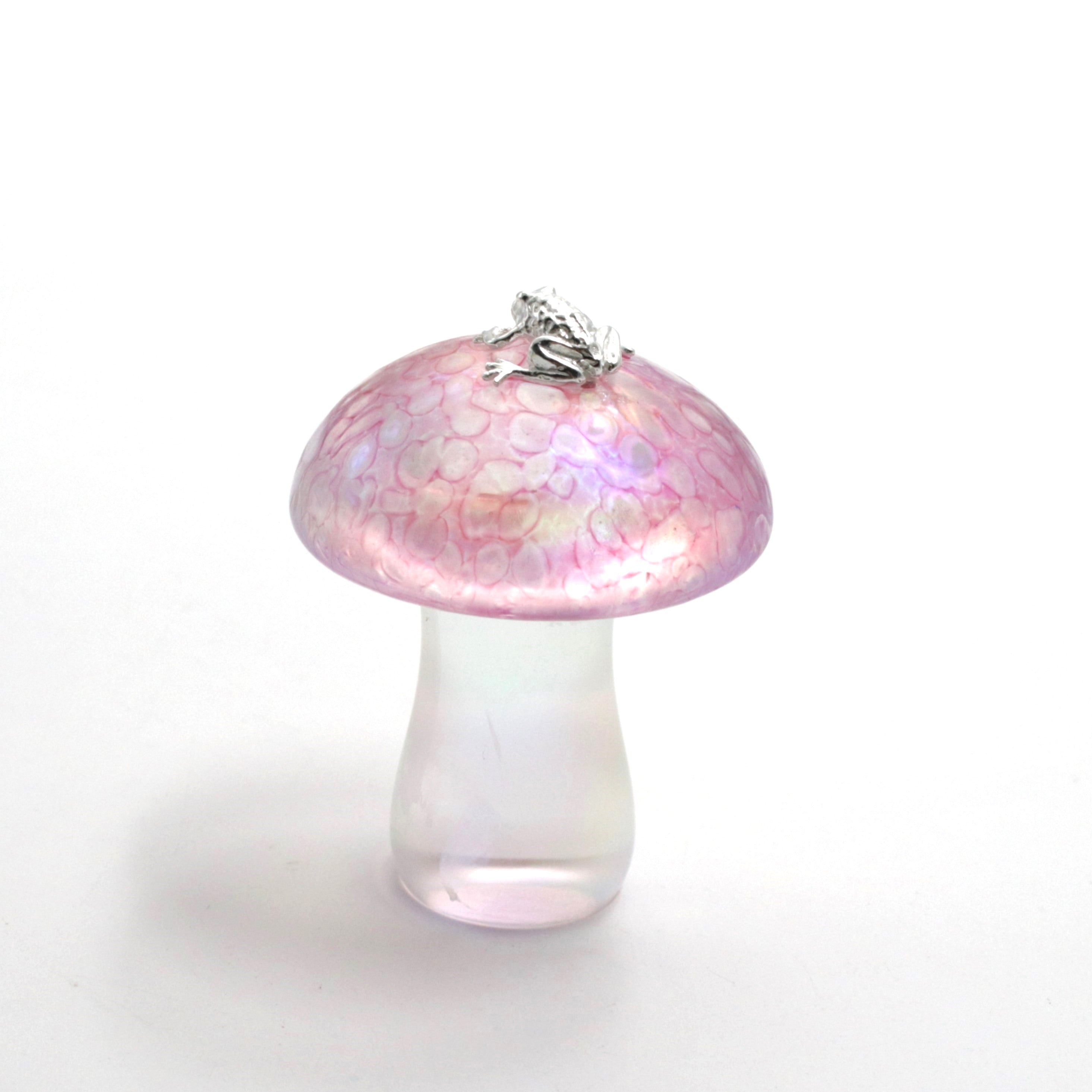 Mushroom with Silver Frog