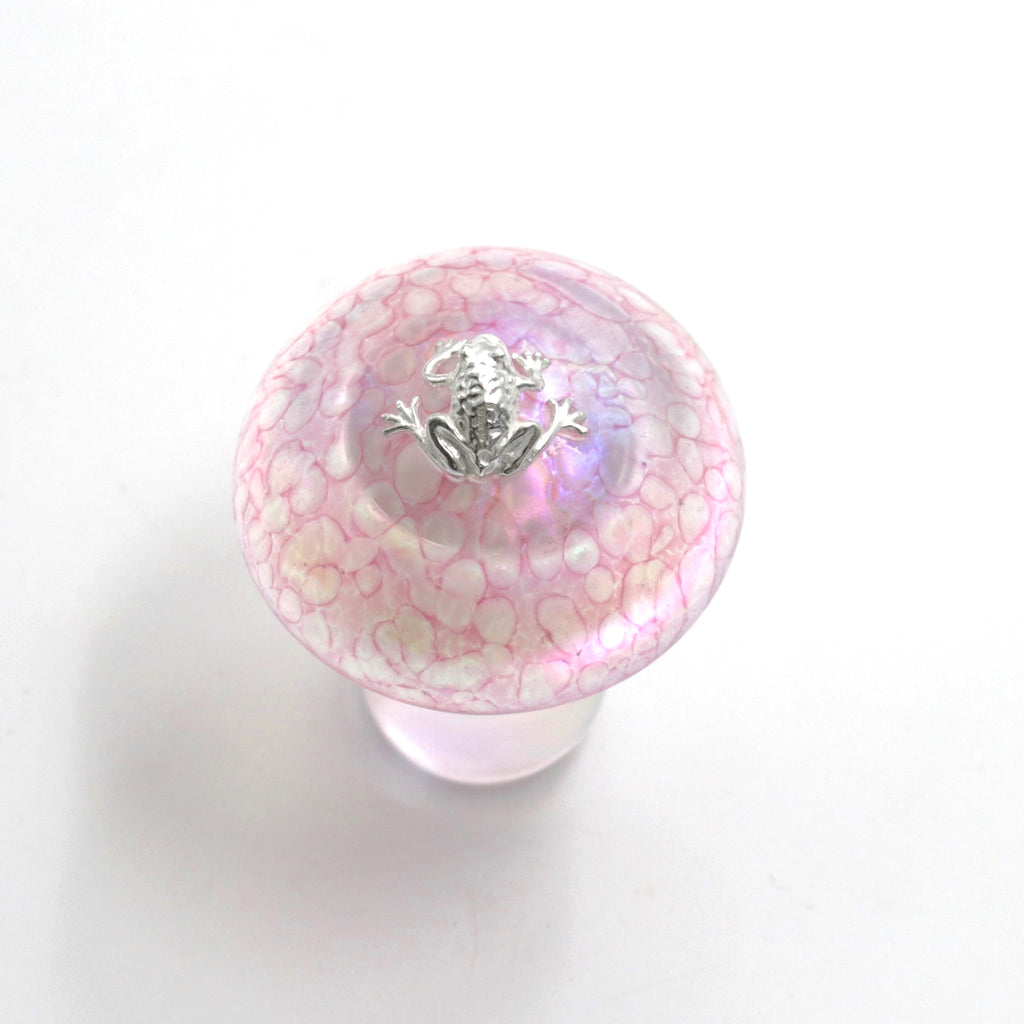 Mushroom with Silver Frog