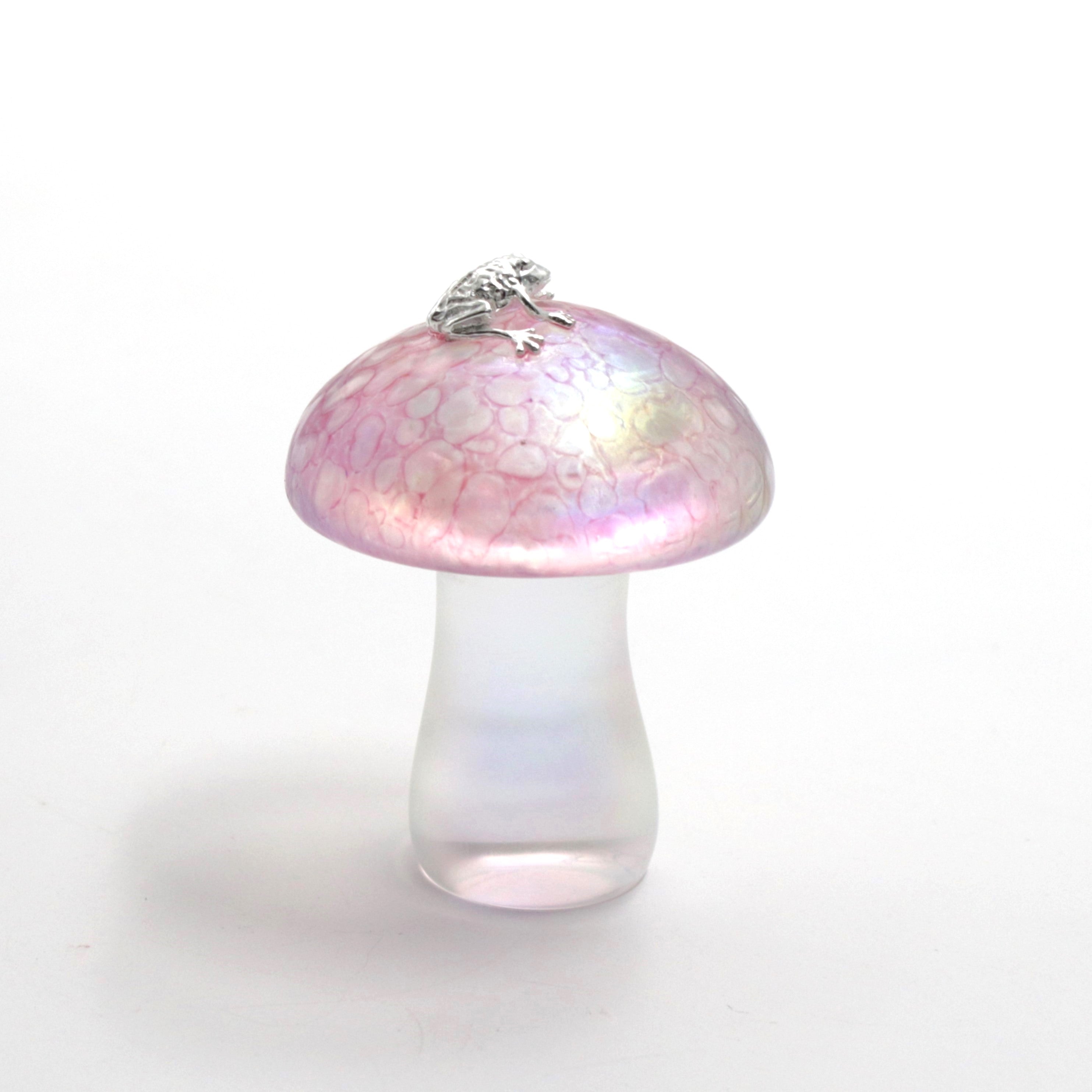 Mushroom with Silver Frog