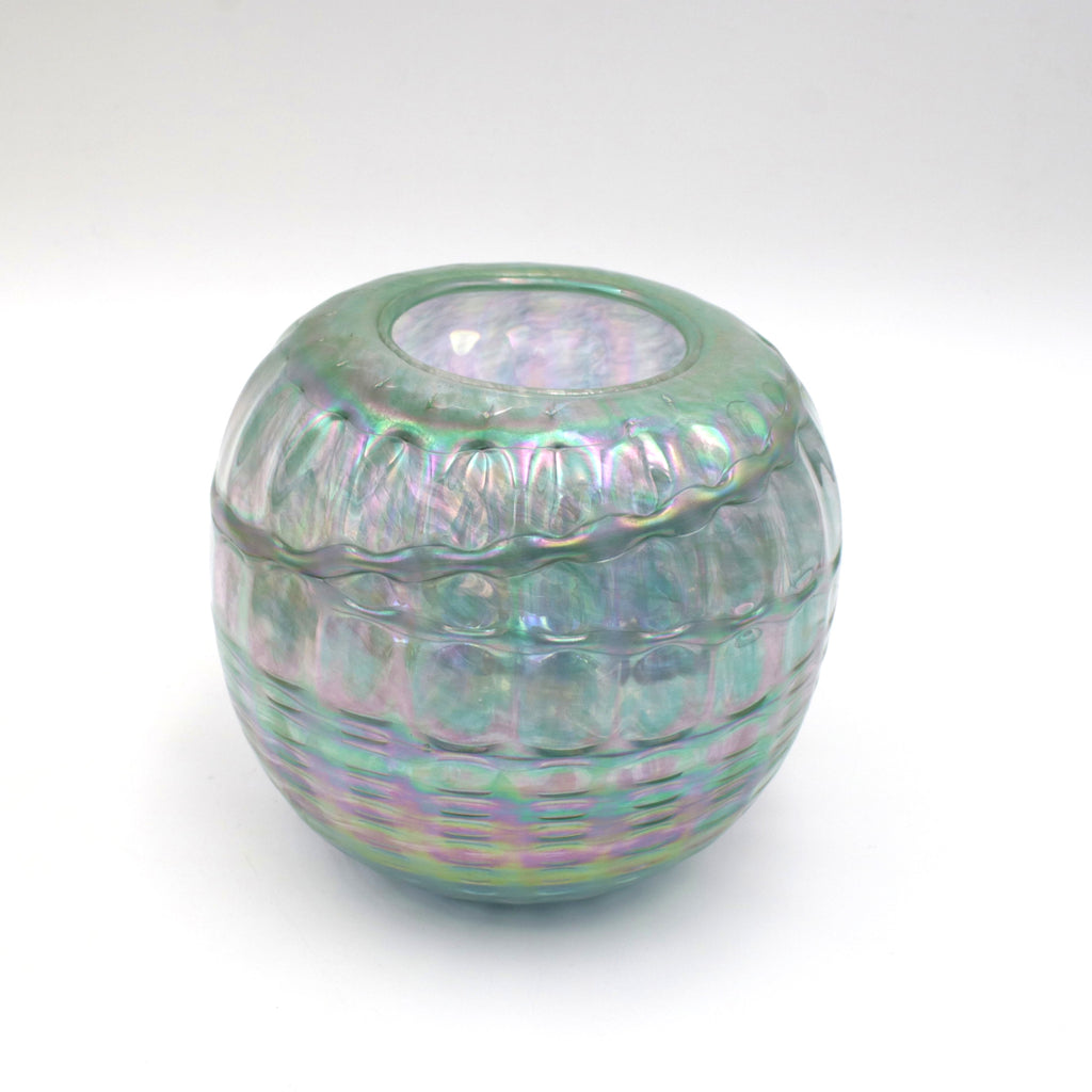 Iridescent Glass vase