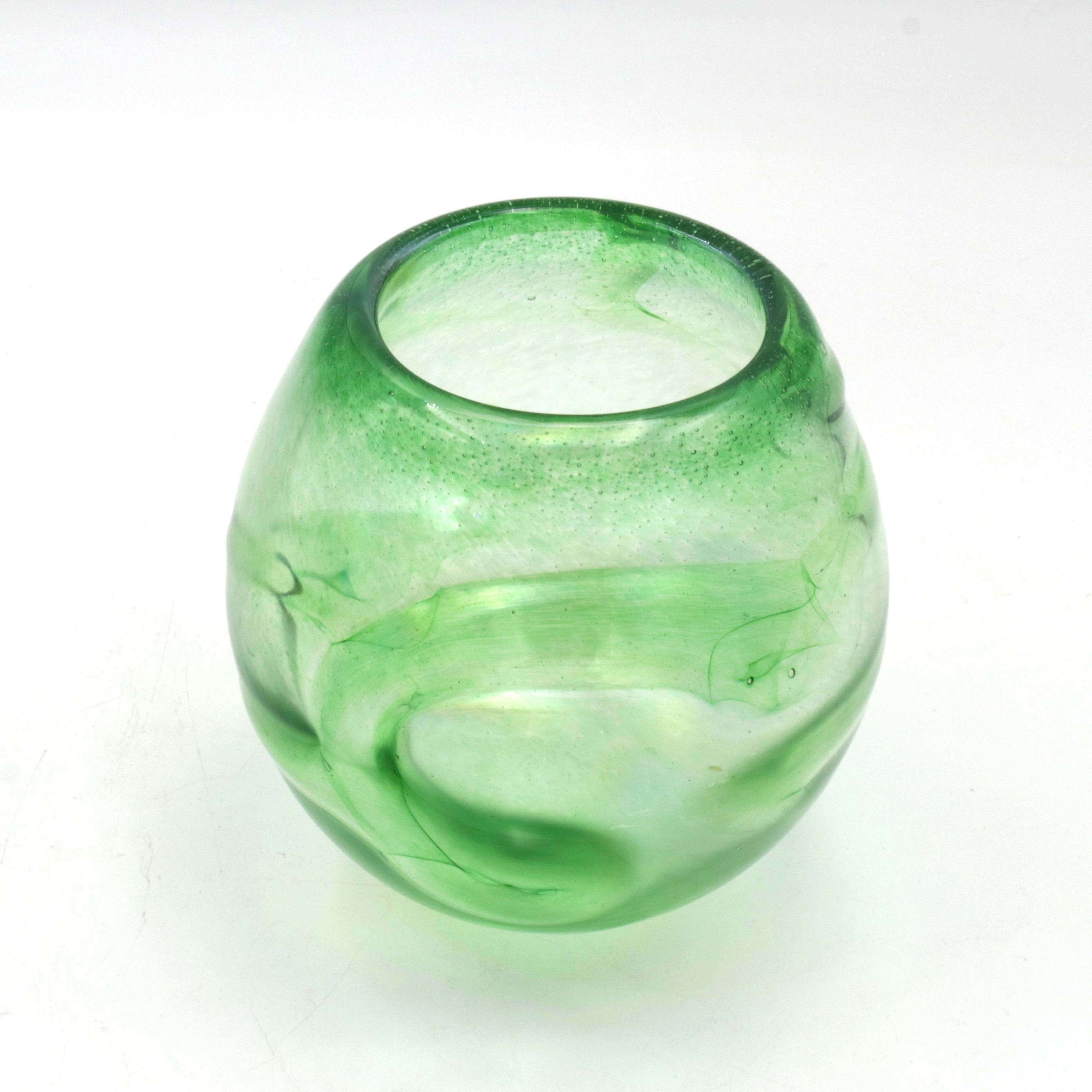 Green and Clear Vase