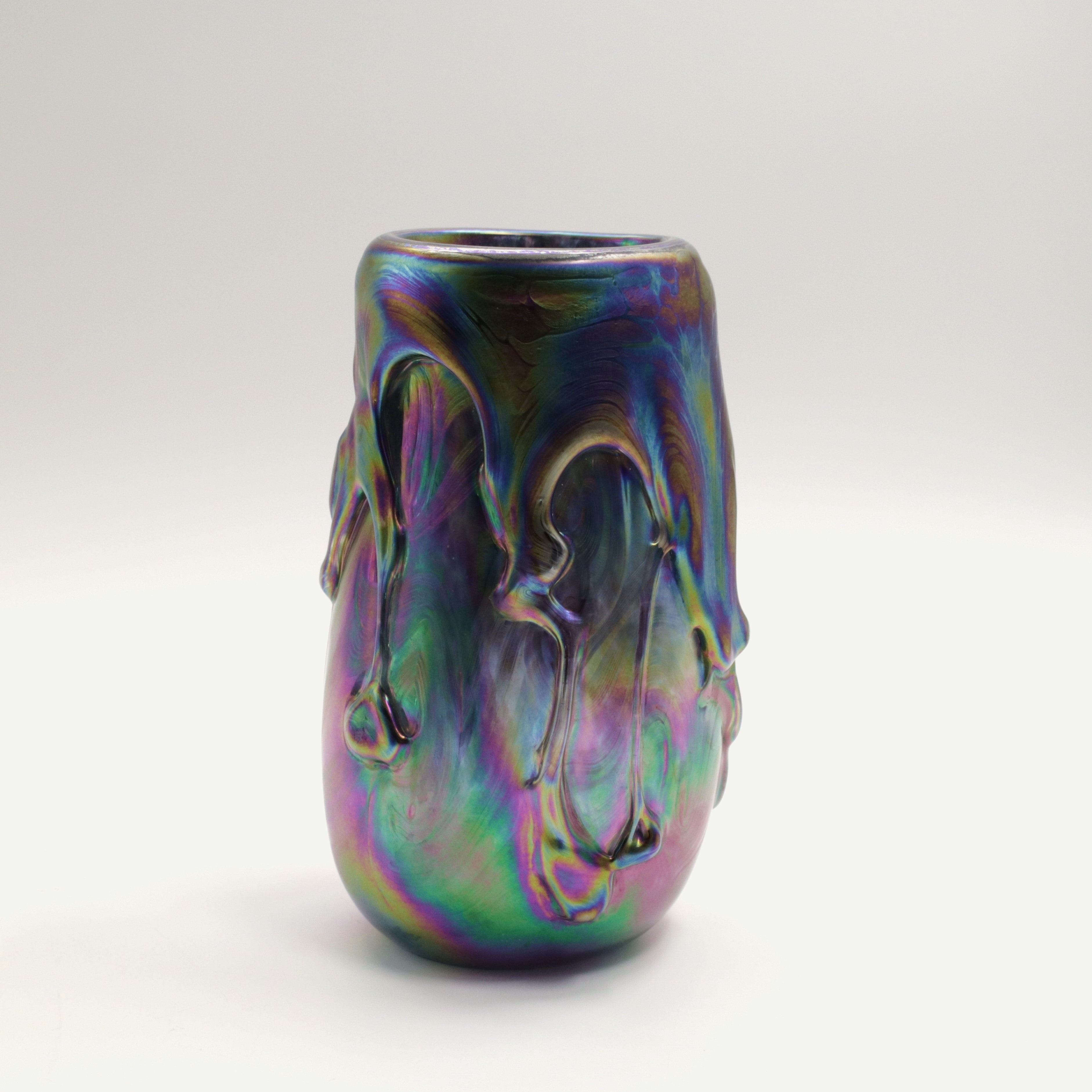 Volcanic Lava  Glass Vase