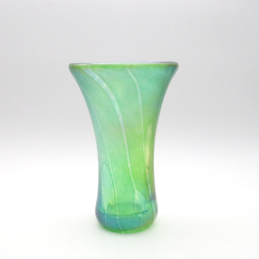 Green Lily Trail vase