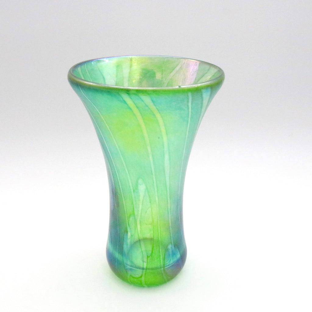 Green Lily Trail vase