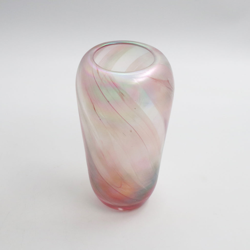 Pale Pink iridescent Vase