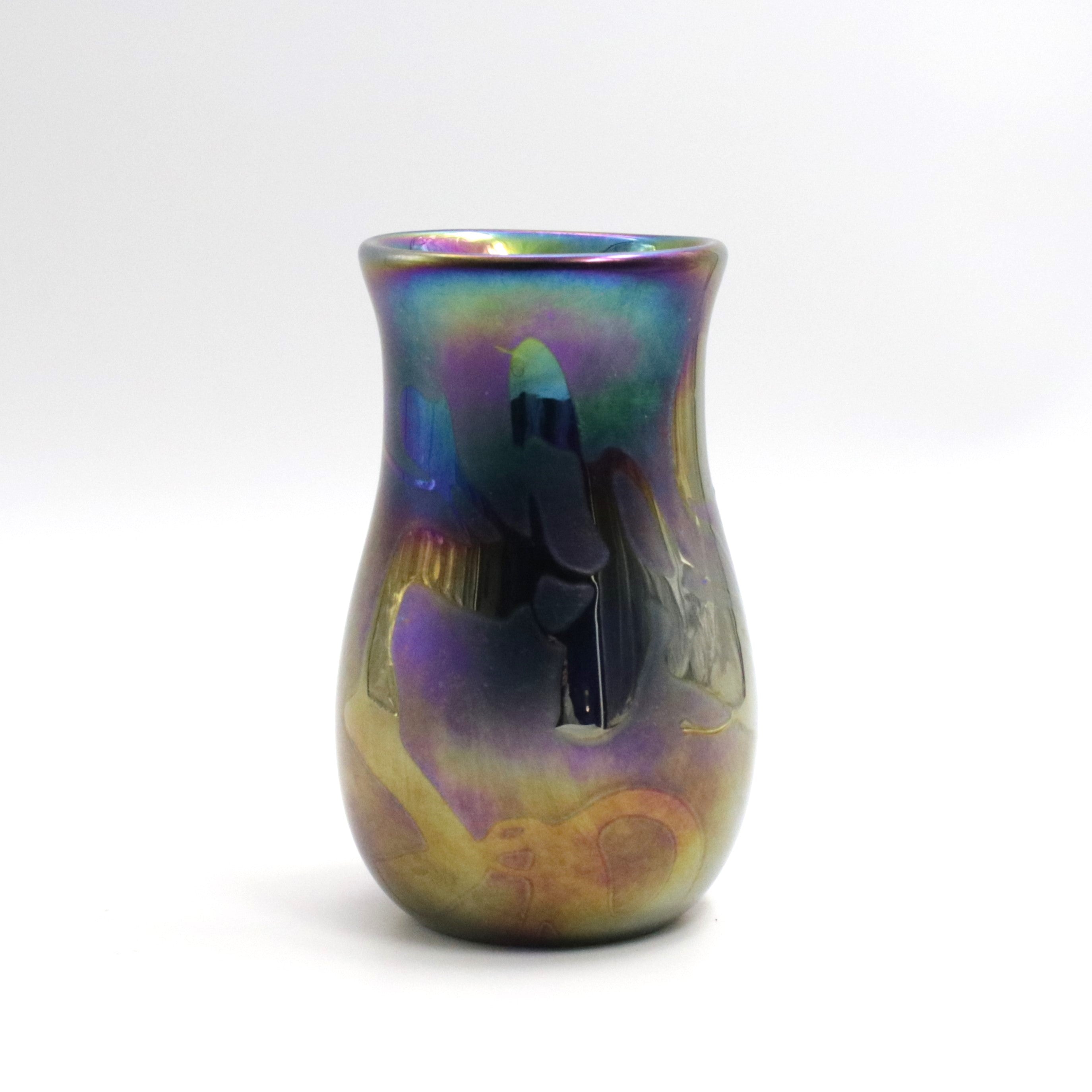 Iridescent Glass Vase