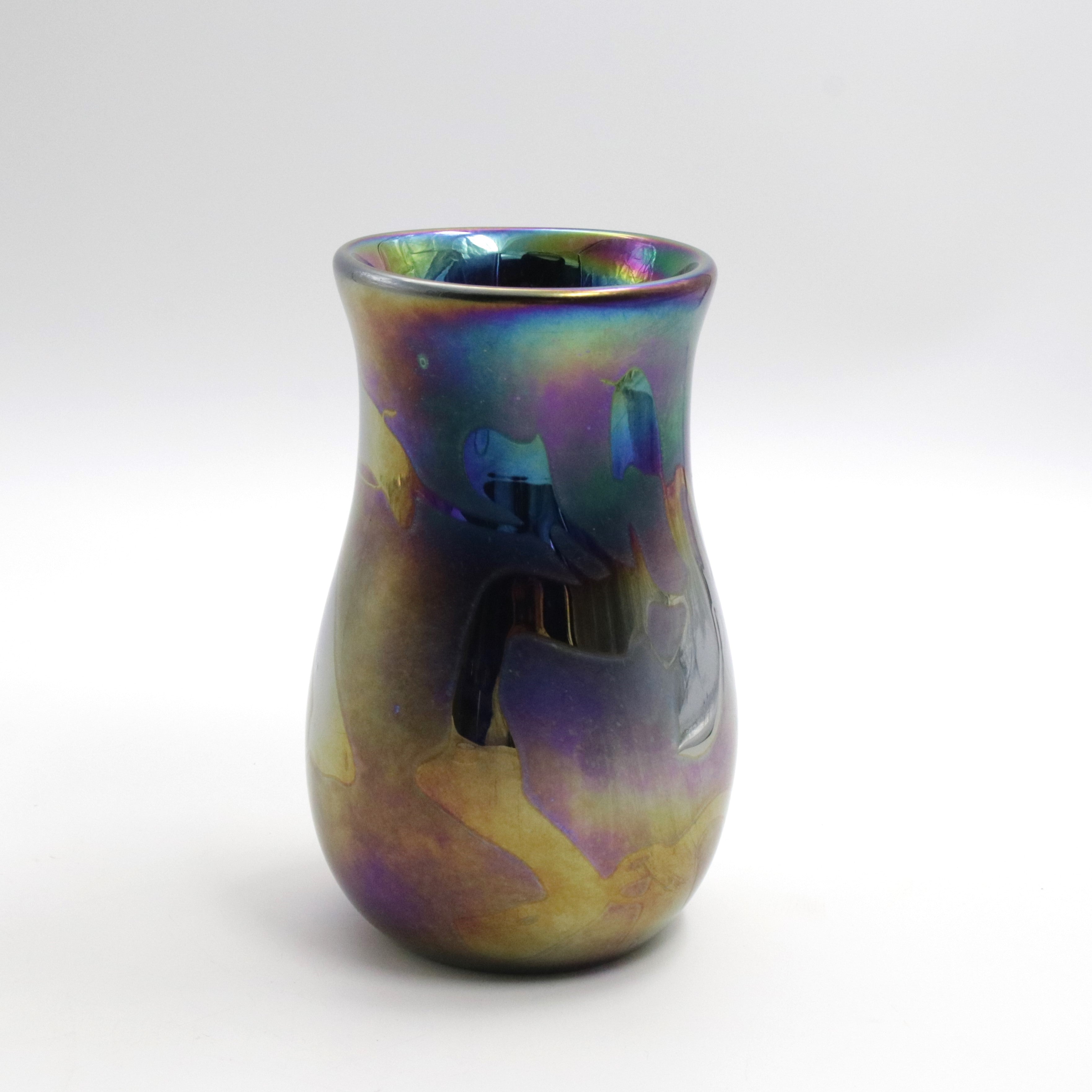 Iridescent Glass Vase