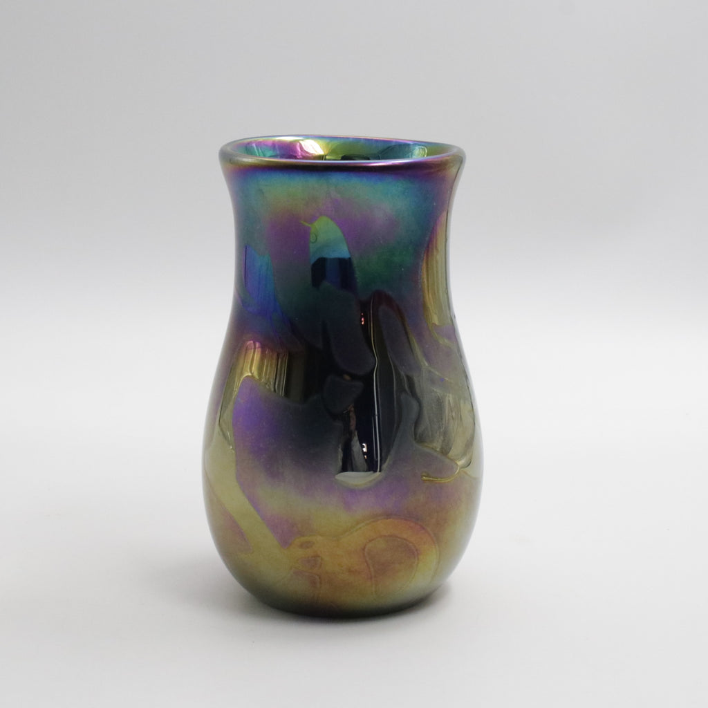 Iridescent Glass Vase