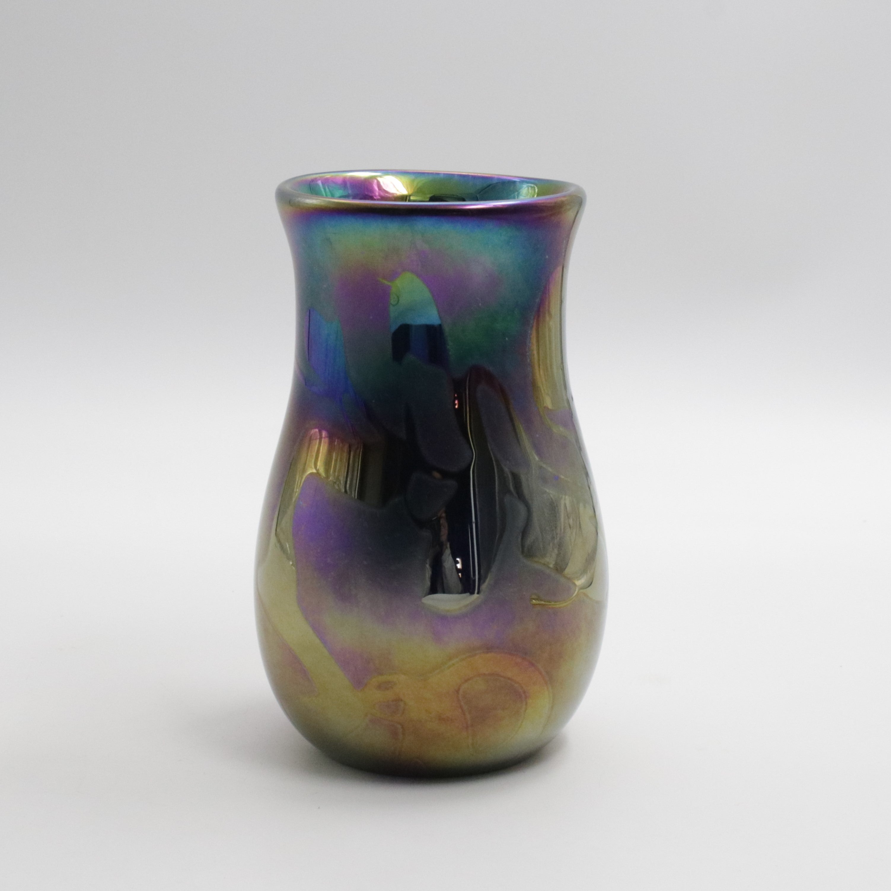 Iridescent Glass Vase